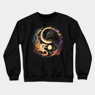 Dragon vs Phoenix Showdown Crewneck Sweatshirt